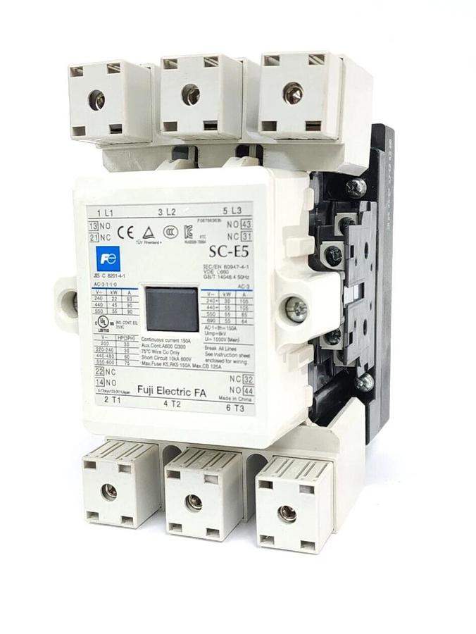 Used FUJI ELECTRIC SC-E5 CONTACTOR 3-POLE SCE5
