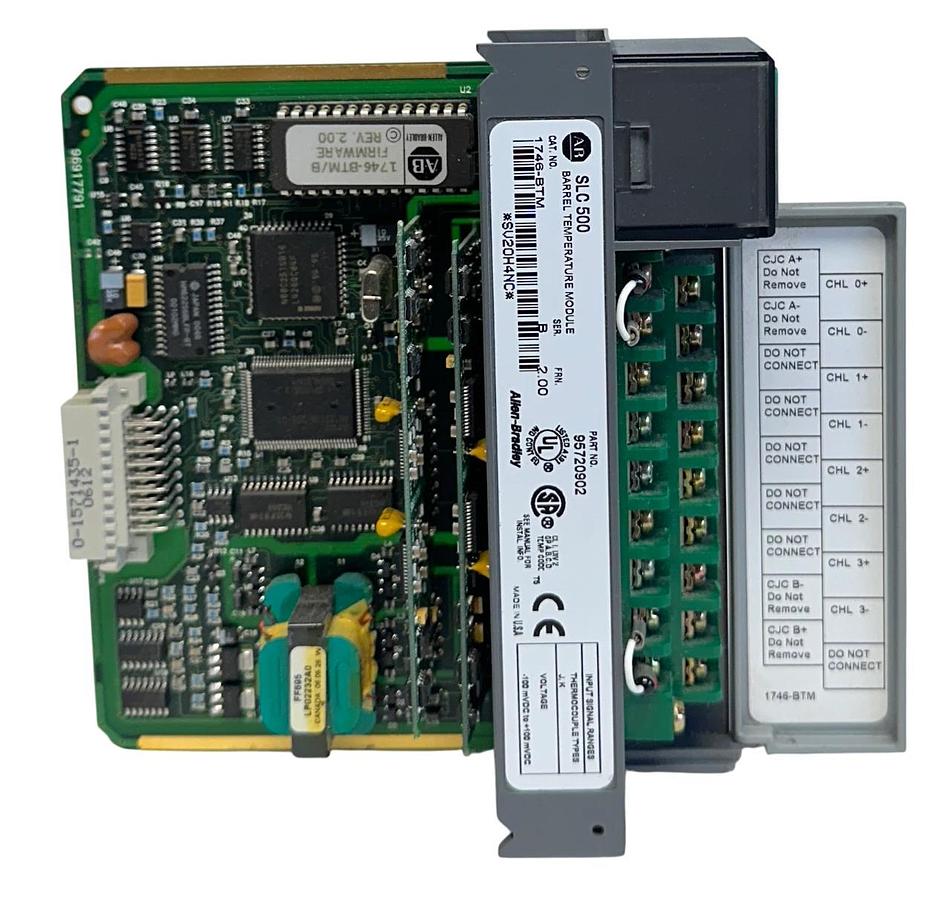 Used ALLEN BRADLEY 1746-BTM /B SLC 500 BARREL TEMPERATURE MODULE 95720902 USNP *
