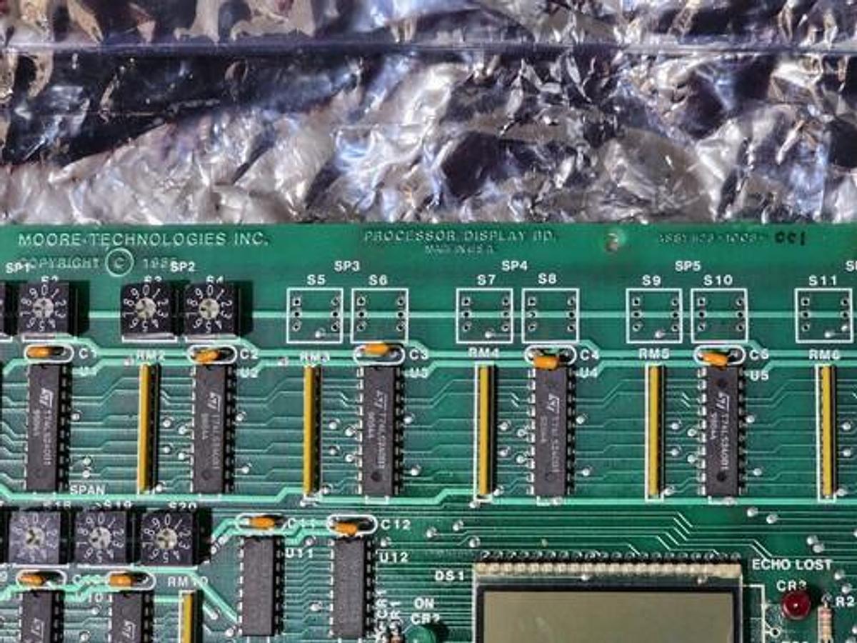 Used MOORE TECHNOLOGIES INC. 523-1008-001 PROCESSOR DISPLAY BOARD 5231008001
