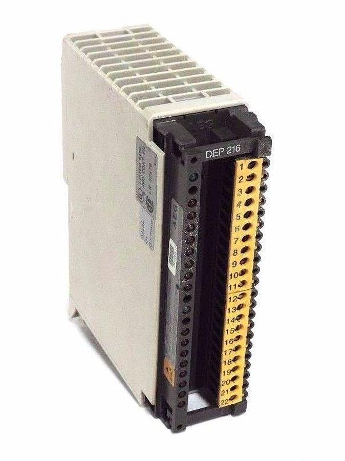 Used GOULD MODICON 6728-042.244630 INPUT MODULE 16POINT 24VDC REV 12 6728042244630