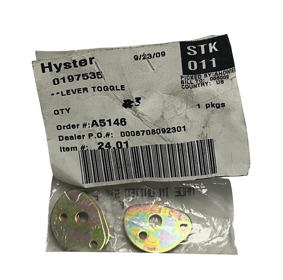 3 HYSTER 0197535 / HY0197535 OEM TOGGLE LEVERS FOR FORKLIFT NSNP