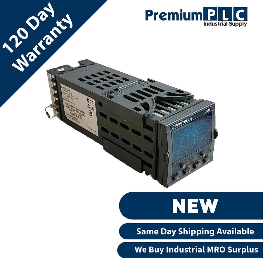 Used NEW EUROTHERM 2416 TEMPERATURE CONTROLLER 2416/VC/VH/TU/TW/DB/2XX/ENG/A/0/1000/F