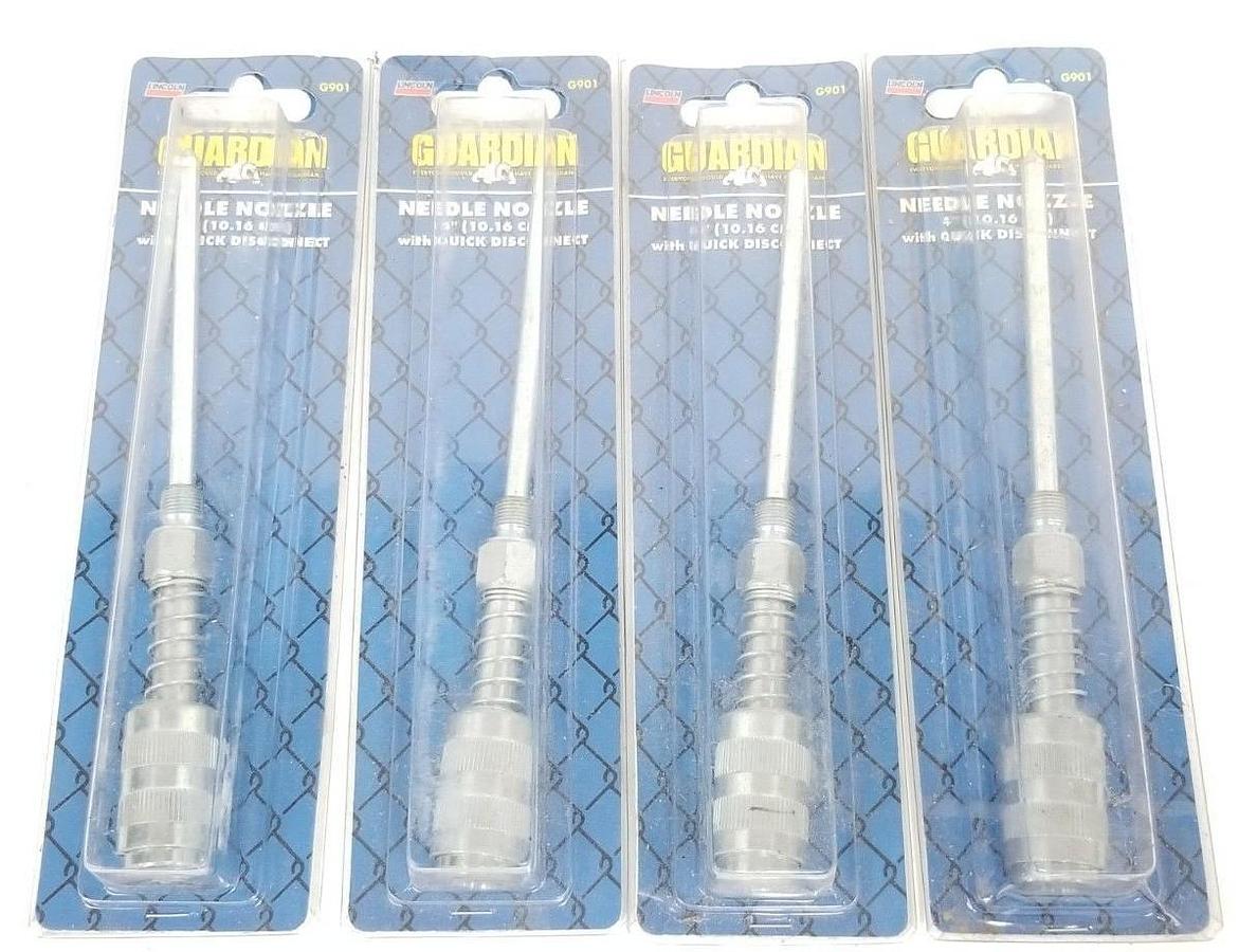 Used LOT OF 4 NEW GUARDIAN G901 NEEDLE NOZZLES 4'' WITH QUICK DISCONNECT