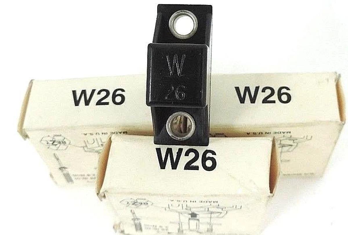Used LOT OF 3 NEW ALLEN BRADLEY W26 HEATER ELEMENTS