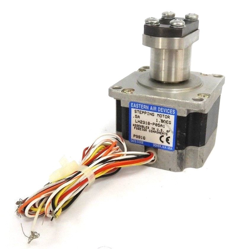 Used EASTERN AIR DEVICES LH2318-P05A1 STEPPING MOTOR 0.5A, LH2318P05A1