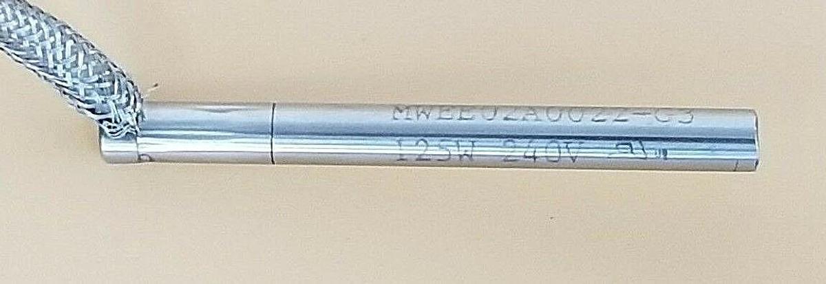 Used OGDEN MWEE02A0022-G3 HEATING ELEMENT 125W, 240V, 12-5, MWEE02A0022G3