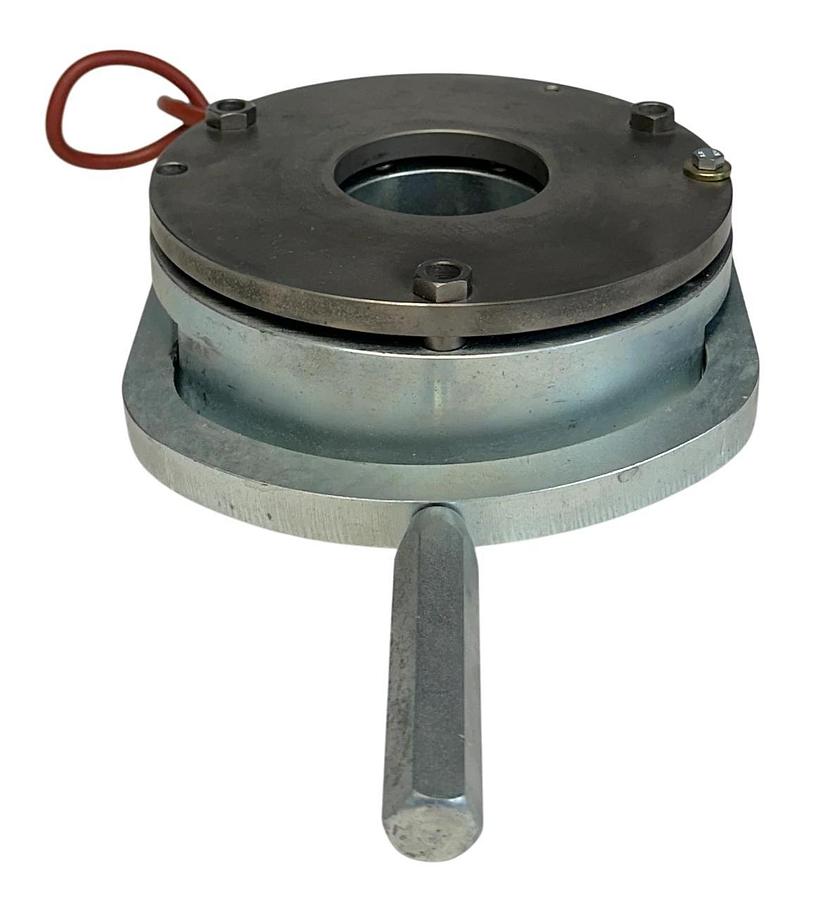 Used WARNER ELECTRIC 212094248 / 593130-1 ELECTROMAGNETIC BRAKE U=207VDC P=61.8W USNP