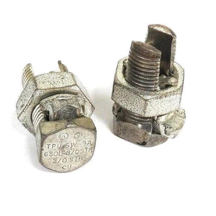 LOT OF 2 NEW TPU SW-9A SPLIT BOLT TAPS 6S0L-3/0STR 3/0 STR CU