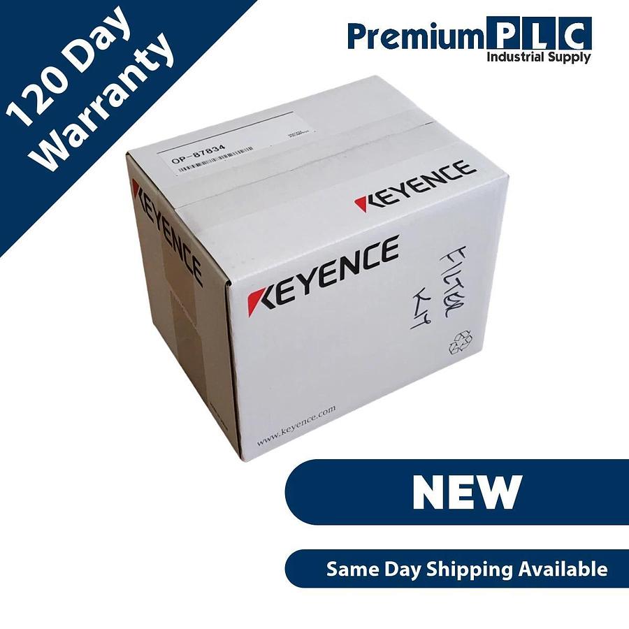 Used NEW KEYENCE OP-87834 / OP87834 FILTER SET FOR MK-U6000 SERIES INJET PRINTER