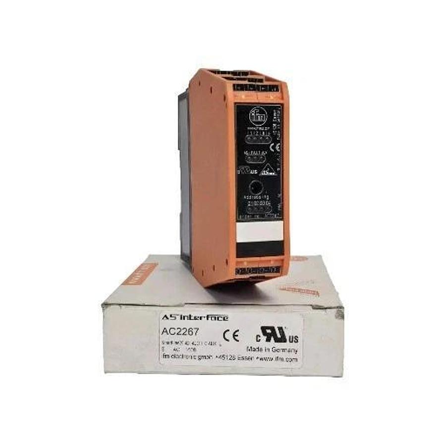 Used NIB IFM EFECTOR SMARTLINE25 4DI 4DO T C AUX CONTROL CABINET MODULE AC2267