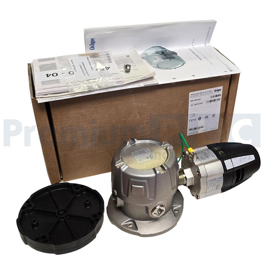 Used DRAEGER Drager POLYTRON 7200 PIR7200 424 NPT HART cpl. SET Ex d SS316 PN 6813055