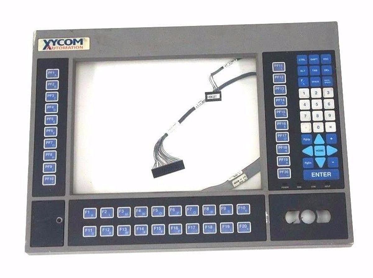Used XYCOM 3512-KPM 12.1 INCH COLOR OPERATOR INTERFACE PANEL & KEYPAD