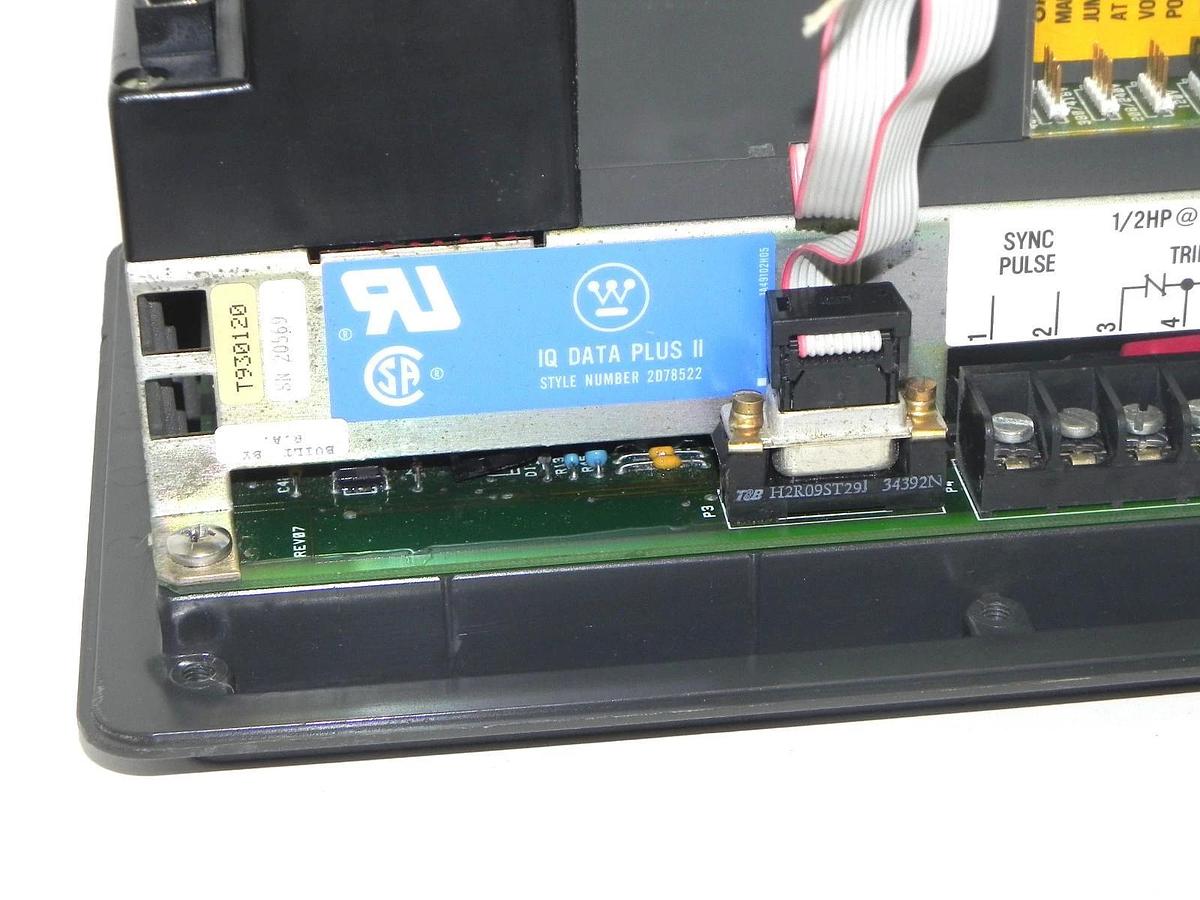 Used WESTINGHOUSE 2D78522 IQ DATA PLUS II MODULE W/ 9966D75G01 POWER MODULE 600V