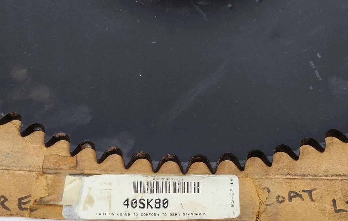 NIB MARTIN 40SK80 ROLLER CHAIN SPROCKET 80 TEETH 4 INCH HUB DIAMETER