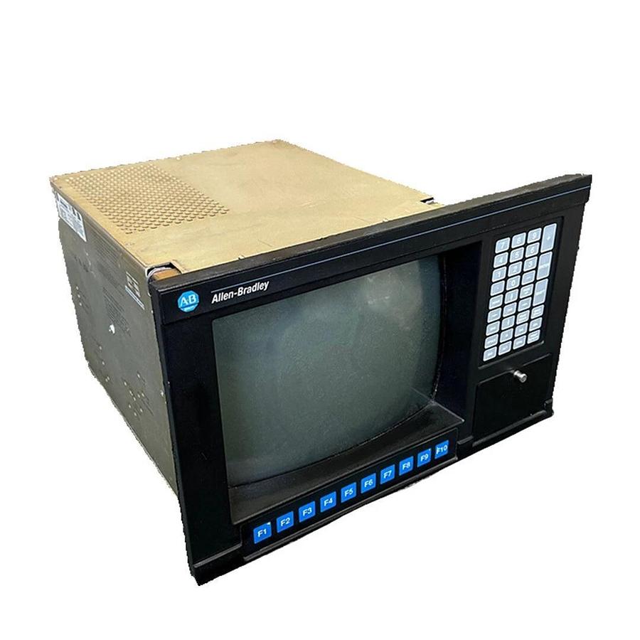 Used ALLEN BRADLEY 6156-AAZAAZAZAZ /A INDUSTRIAL MONITOR REV. B D14DPE 6156AAZAAZAZAZ
