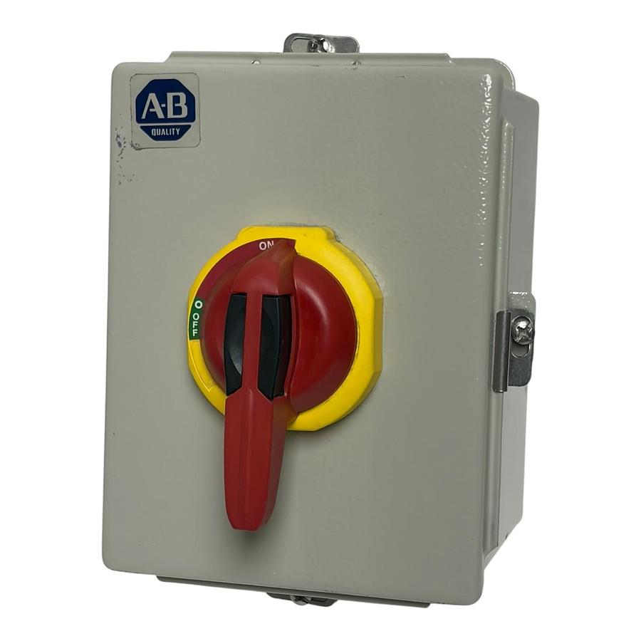 Used Allen Bradley 194E-FA20EX-P11-6 /B Enclosed Disconnect Switch 3-P 25A 600V NEW