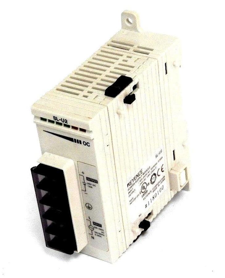Used KEYENCE SL-U2 POWER SUPPLY MODULE SLU2