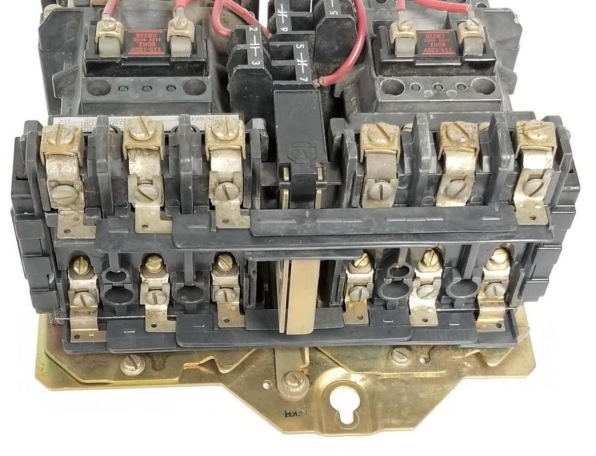 Used ALLEN BRADLEY 505-BOD REVERSING STARTER SER. A W/ (2) CB236 COILS 110-120V