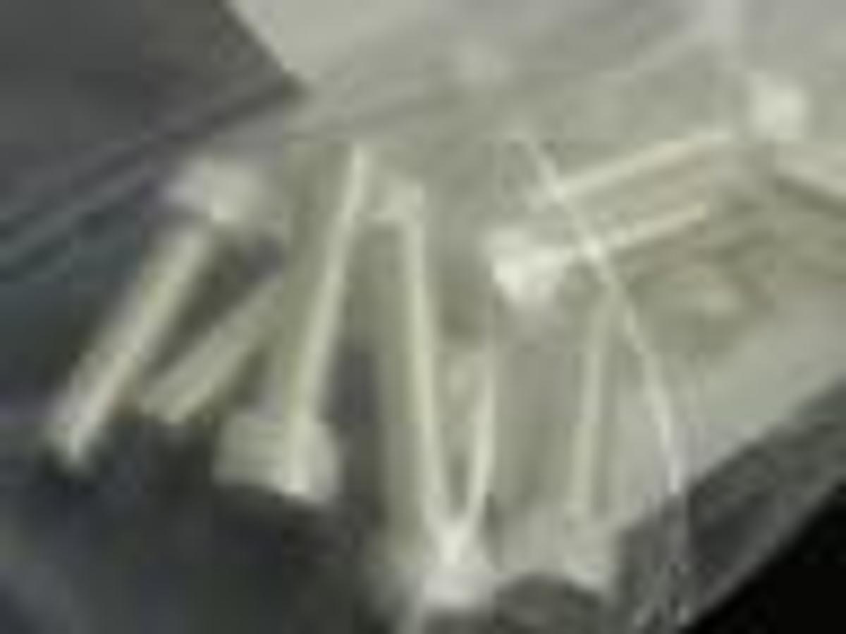 BAG OF 20 NON-VENTED SILVER PLATED SCREWS 1/4-20X1" HEX HEAD C-2016-NA REDIVAC