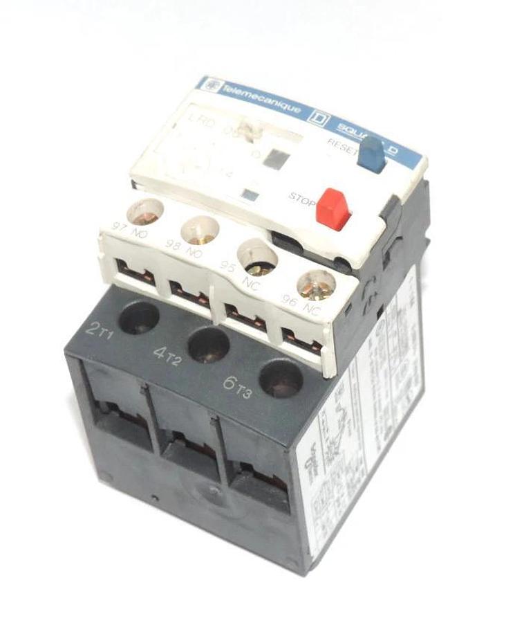 Used TELEMECANIQUE LRD-06 BIMETALLIC OVERLOAD RELAY LRD06