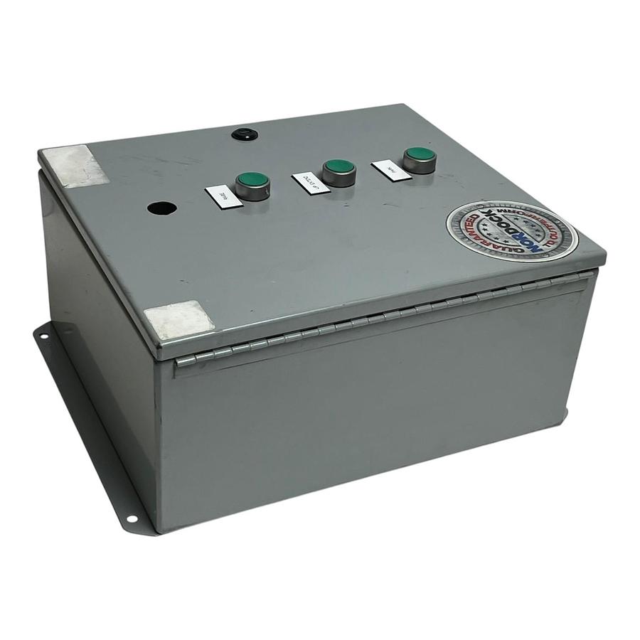 Used New Nordock 25341-E1 Hydraulic Dock Leveler Control Panel 460V *MISSING BUTTON*