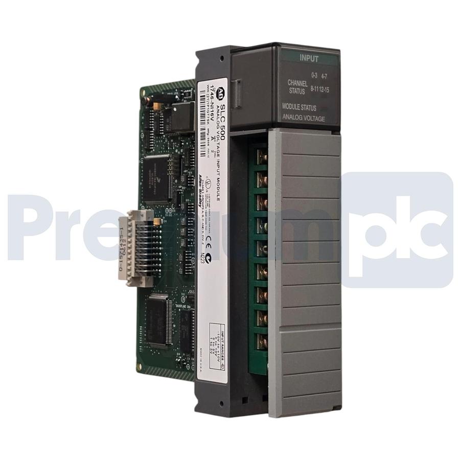 Used Allen Bradley 1746-NI16V /A SLC 500 Analog Voltage Input Module 16-Ch FRN 2 NUPI