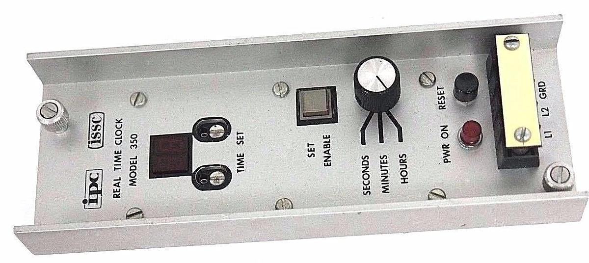Refurbished REPAIRED IPC ISSC TEAL TIME CLOCK MODEL 350, C-16-09-063, C1609063