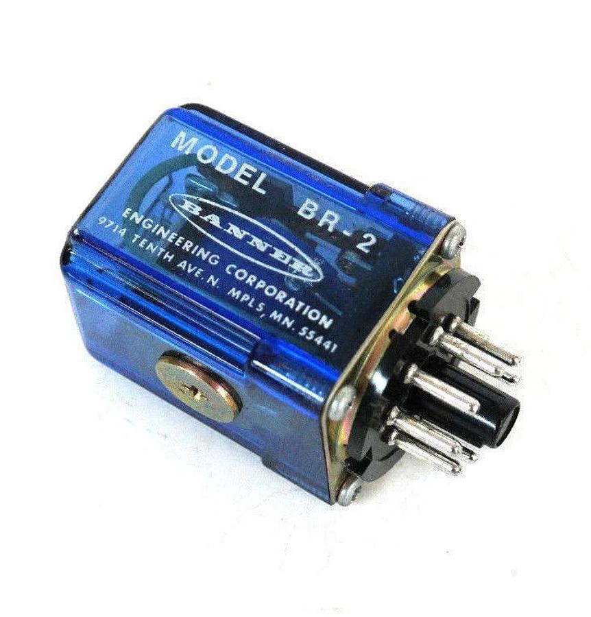 NEW BANNER MRB PHOTOELECTRIC CONTROL CHASSIS 16347 W/ BR-2 RELAY