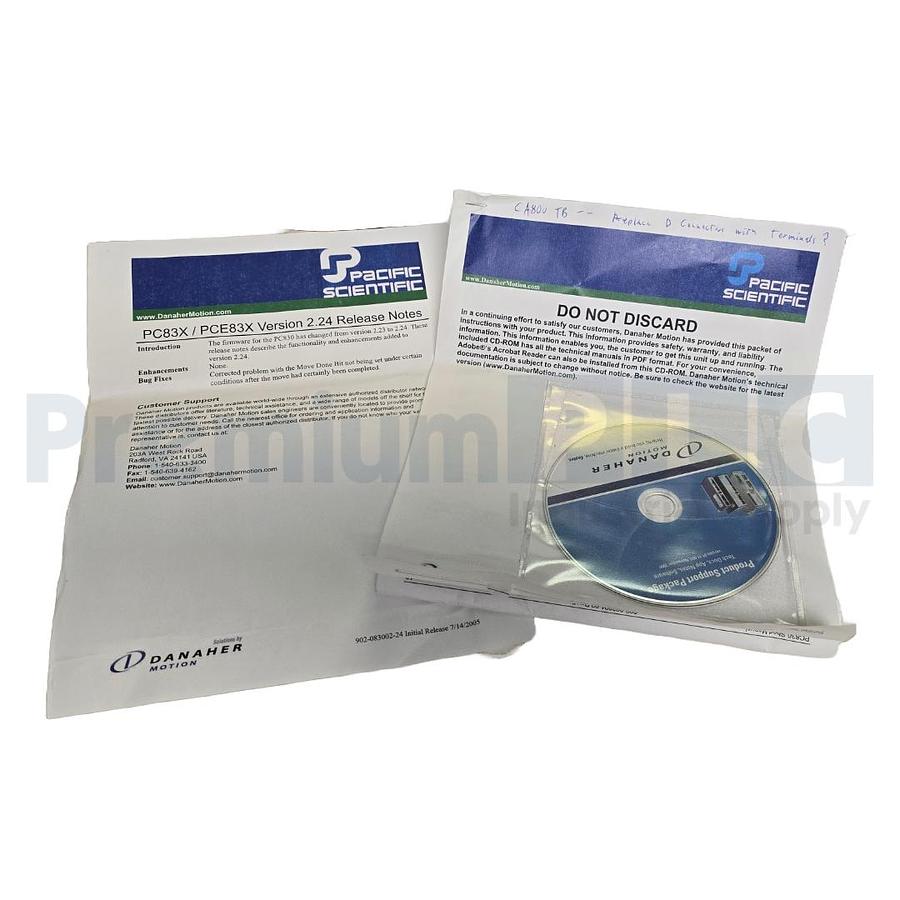 Used PACIFIC SCIENTIFIC /DANAHER MOTION PC833-001-N / PC800 DIGITAL SERVO DRIVE NSNP