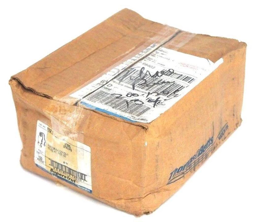 Used BOX OF 100 NEW THOMAS & BETTS 702 1 SUPERSTRUT STEEL STRUT CLAMPS 1"