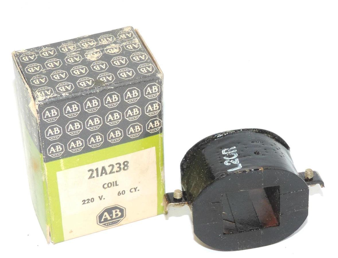 Used NIB ALLEN BRADLEY 21A238 COIL 220V. 60CY.