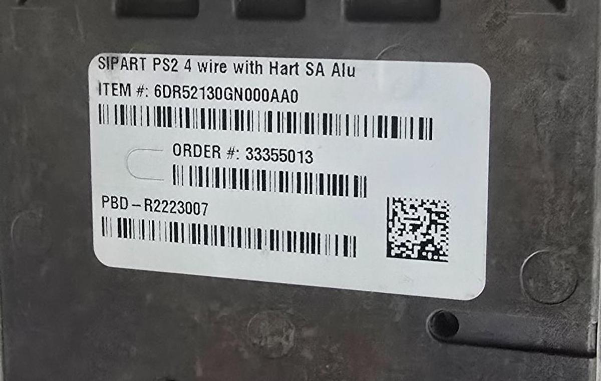 Used Siemens SIPART PS2 6DR5213-0GN00-0AA0 Smart Positioner HART Single-Acting NSMP