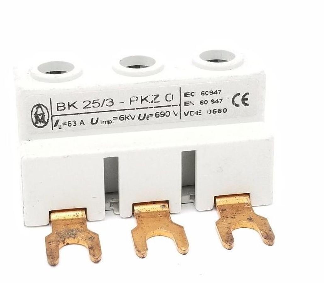 Used MOLLER BK253PKZ0 TERMINAL ADAPTER BK 25/3-PKZ 0