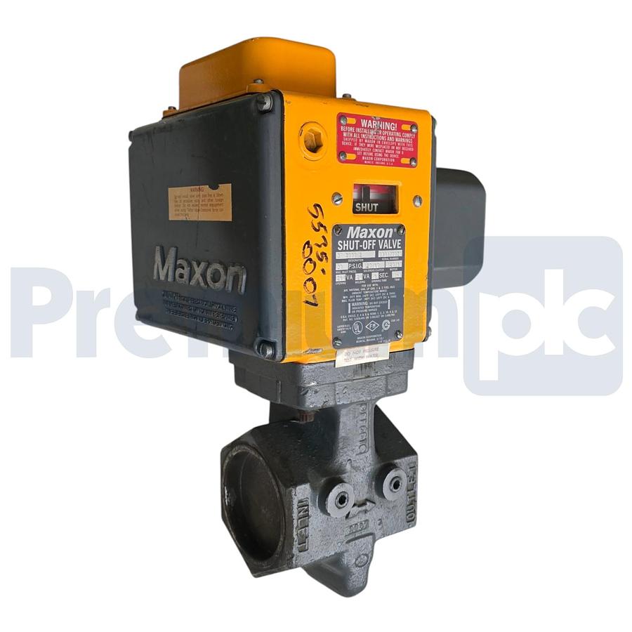 Maxon 3" 5000 2 Safety Shut-Off Valve 30PSIG 120V 6 Sec. New P/N 300SMA11 NSNP
