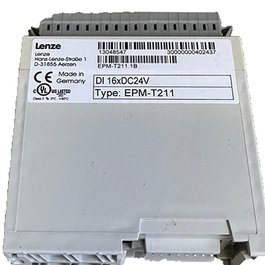 Used NEW LENZE EPM-T211 / EPMT211 DI 16xDC24V I/O MODULE 16-PT