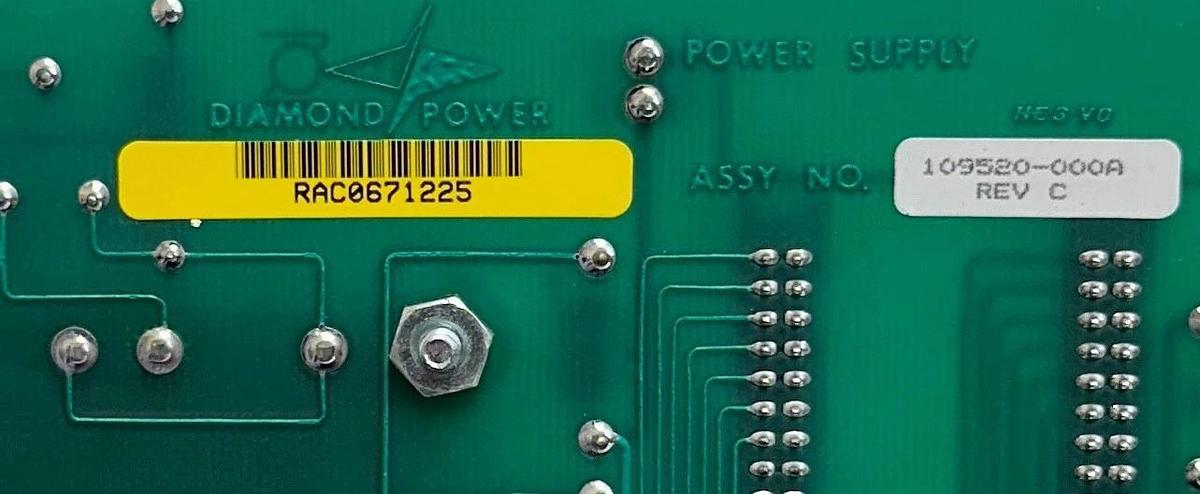 DIAMOND POWER 109520-000A / 109520000A POWER SUPPLY BOARD / CARD Rev. C NSNP