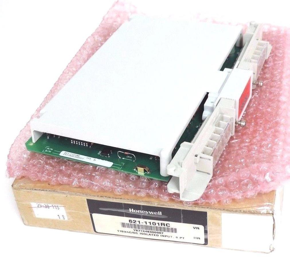 Used NIB HONEYWELL 621-1101RC ISOLATED INPUT MODULE 6211101RC, 6 PT, 115VAC/DC