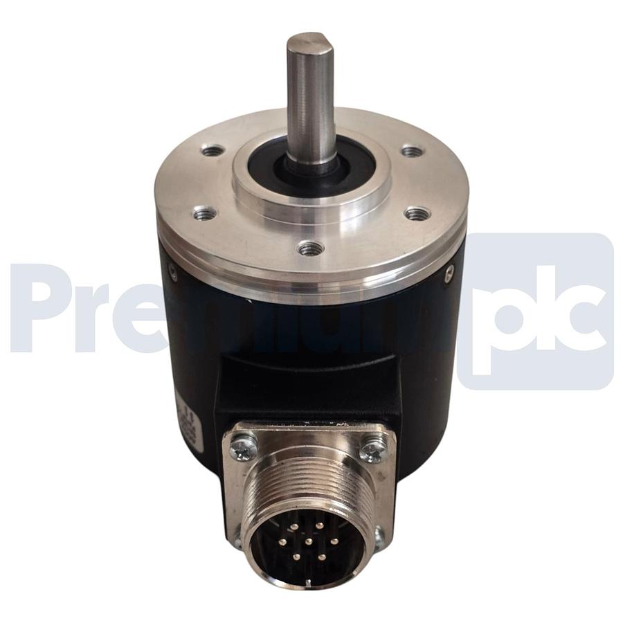 Used Accu-Coder 725N-S-S-0030-A-OC-1-S-1-SY-Y-N Incremental Shaft Encoder 3/8" 7-Pin