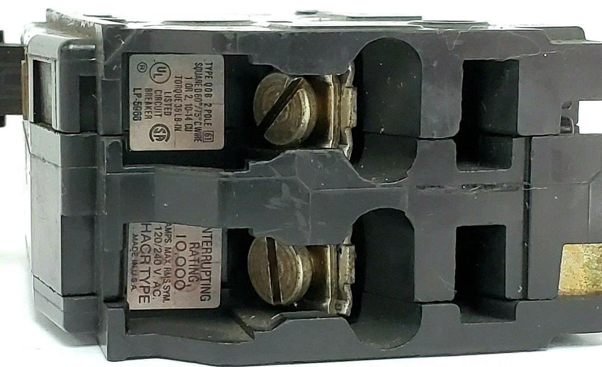Used SQUARE D HACR LP-7328 CIRCUIT BREAKER 120/240V AC 2-POLE
