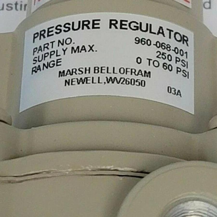 Used NIB MARSH BELLOFRAM 960-068-001 PRESSURE REGULATOR 960068001