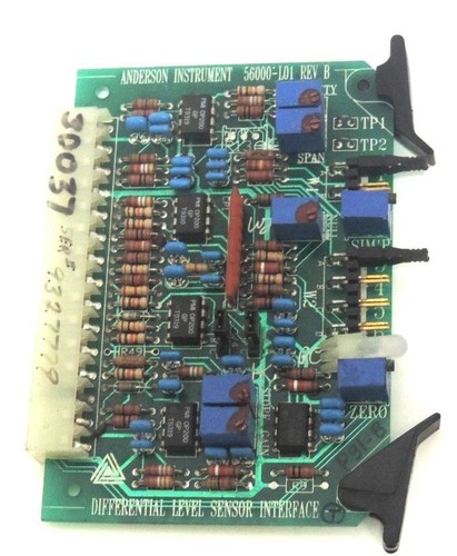 Used ANDERSON INSTRUMENT 56000-L01 DIFFERENTIAL LEVEL SENSOR BOARD 56000L01 REV. B