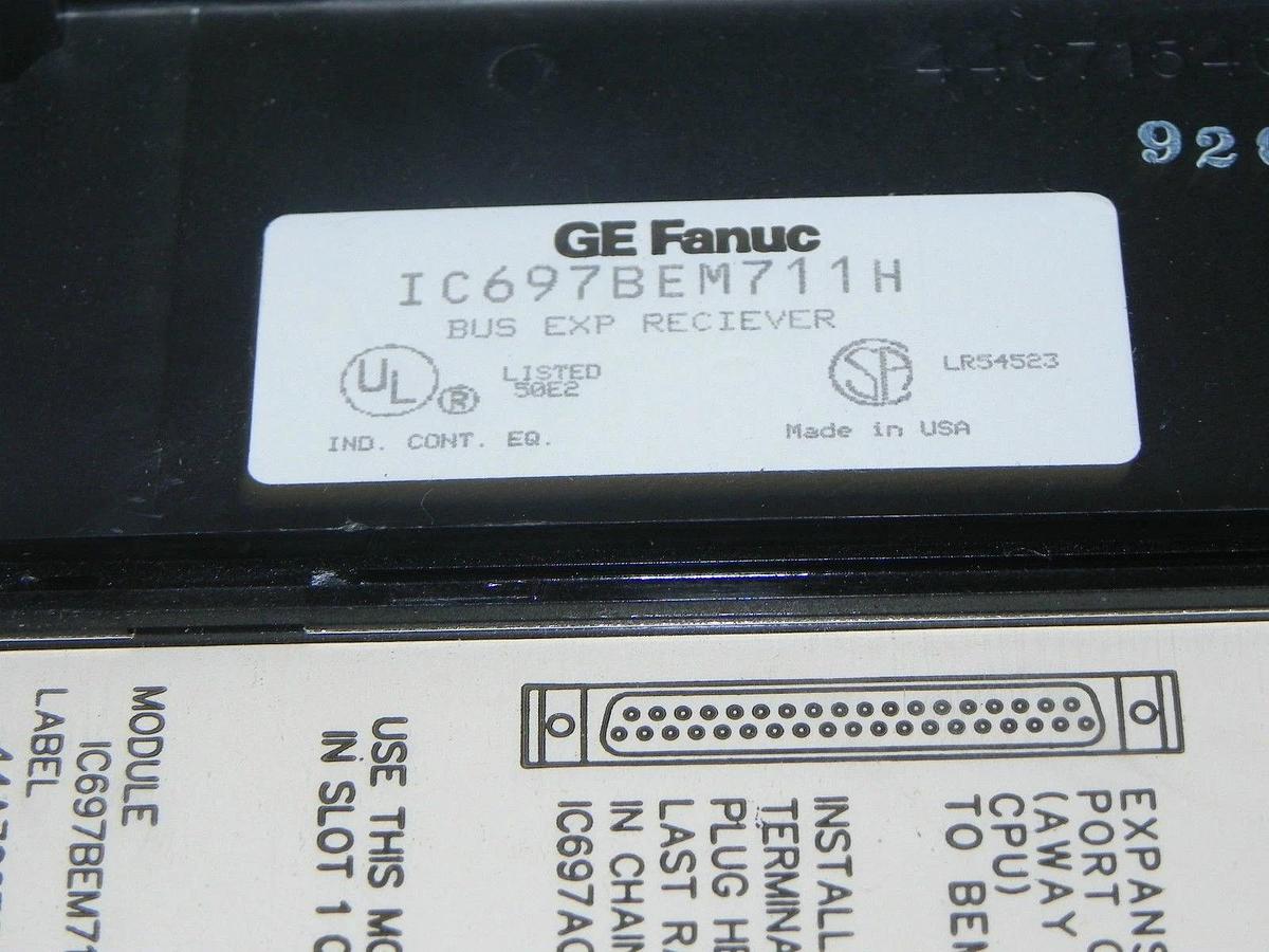 Used GE FANUC IC697BEM711H BUS RECEIVER MODULE 44A730231-G01