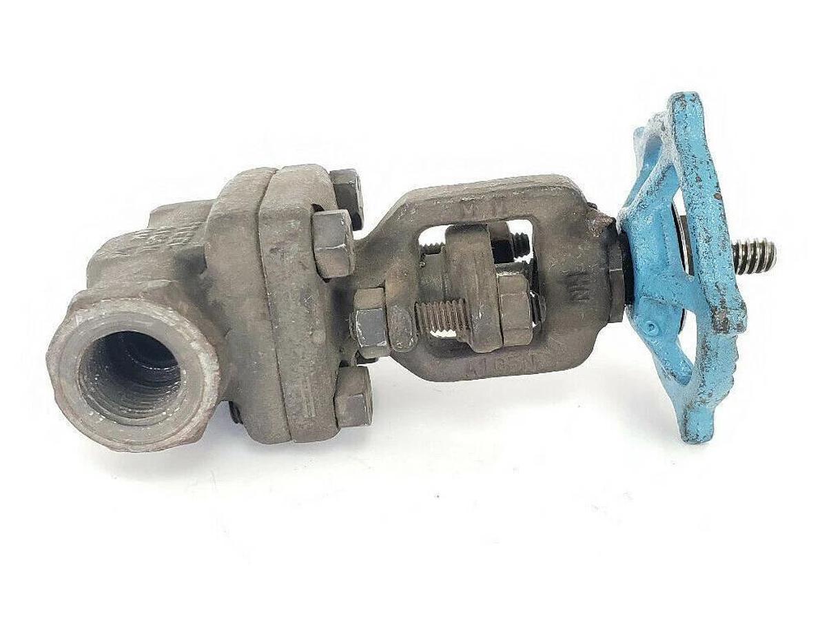 Used VELAN S-2054B-02TY GATE VALVE, SIZE 1/2", CLASS 900, 1975 PSIG, S2054B02TY
