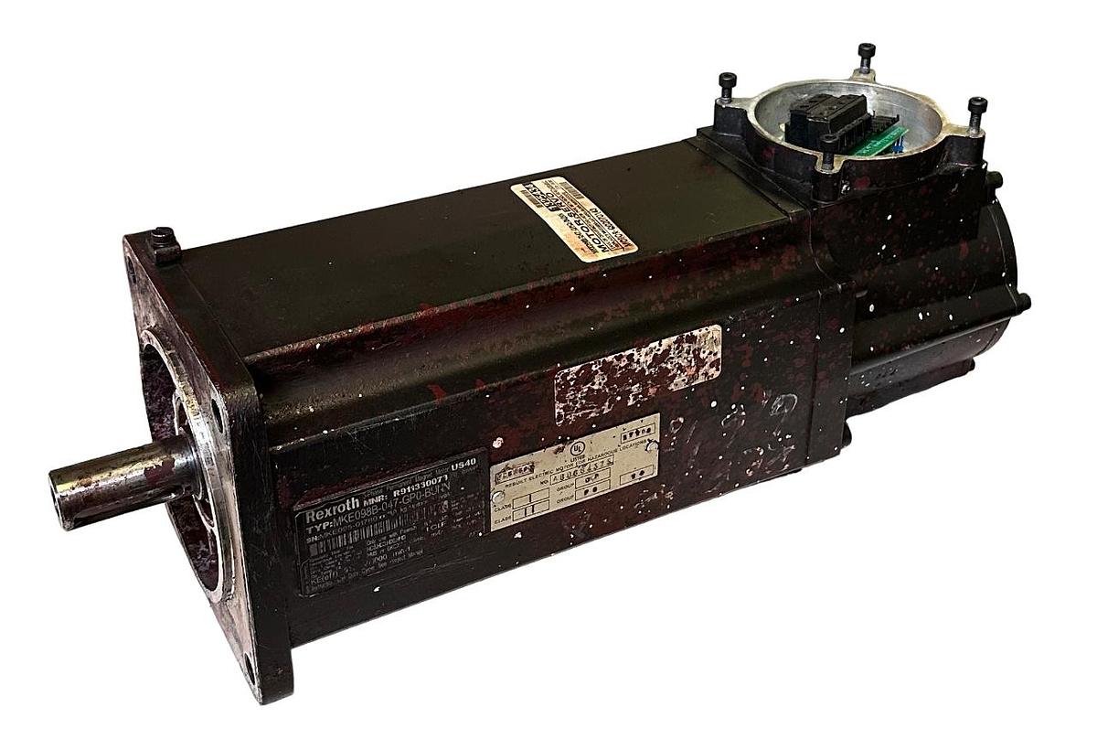 Used REXROTH MKE098B-047-GP0-BUNN / R911330073 HAZARDOUS LOCATION SERVO MOTOR 3-PHASE
