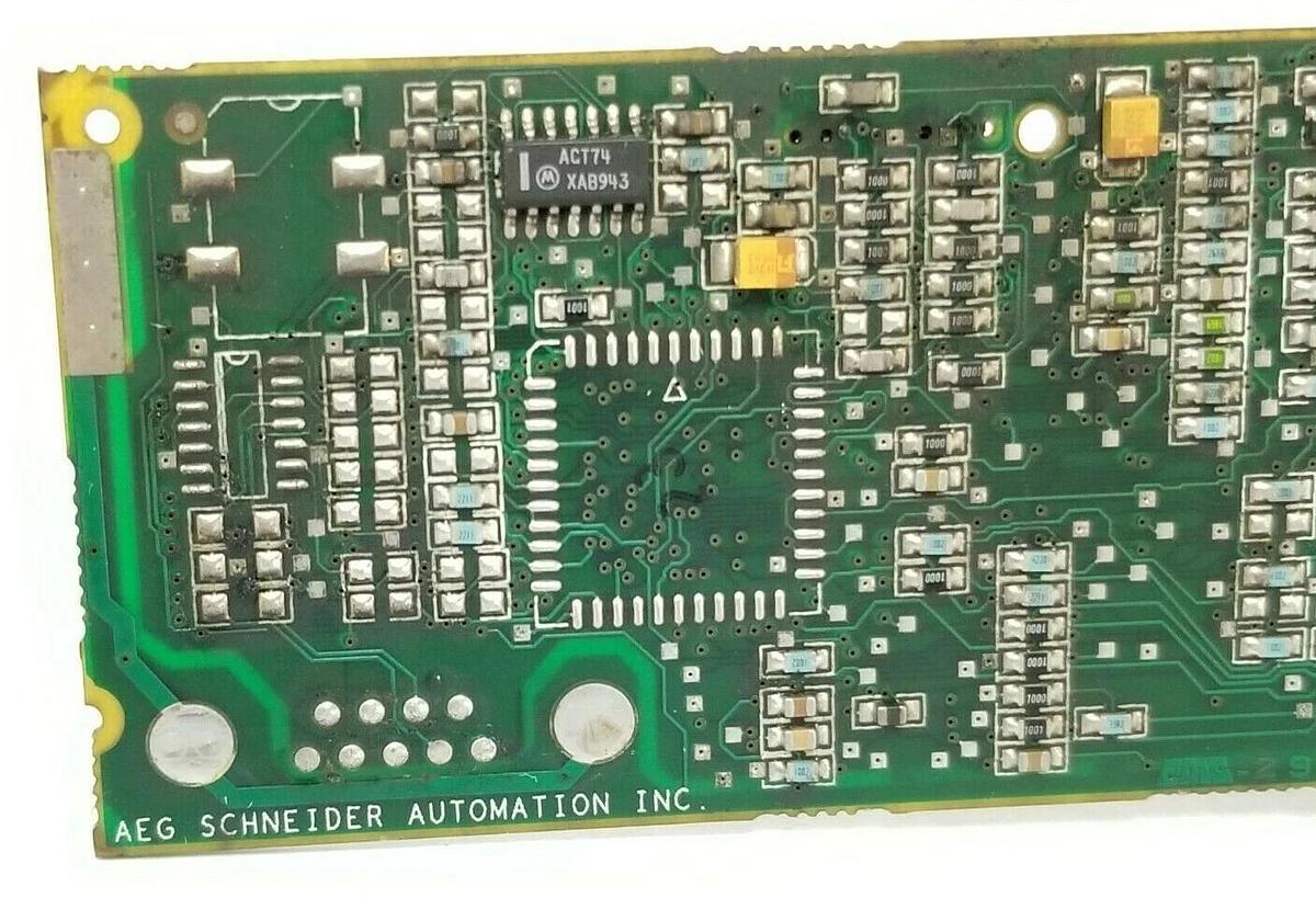Used AEG SCHNEIDER AUTOMATION INC. 043510682-77 PROCESSOR ADAPTER RS232 D6-043513965