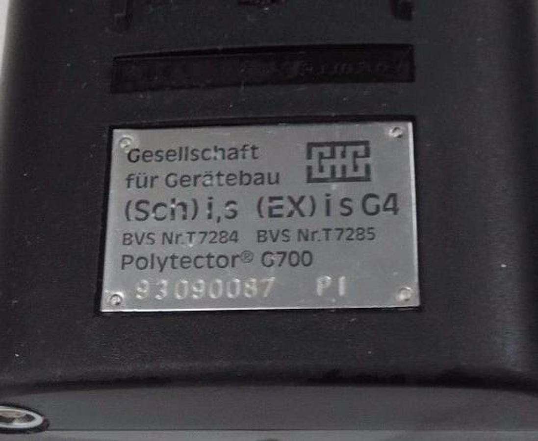 Used GIG MODEL G700 POLYTECTOR PORTABLE GAS DETECTOR