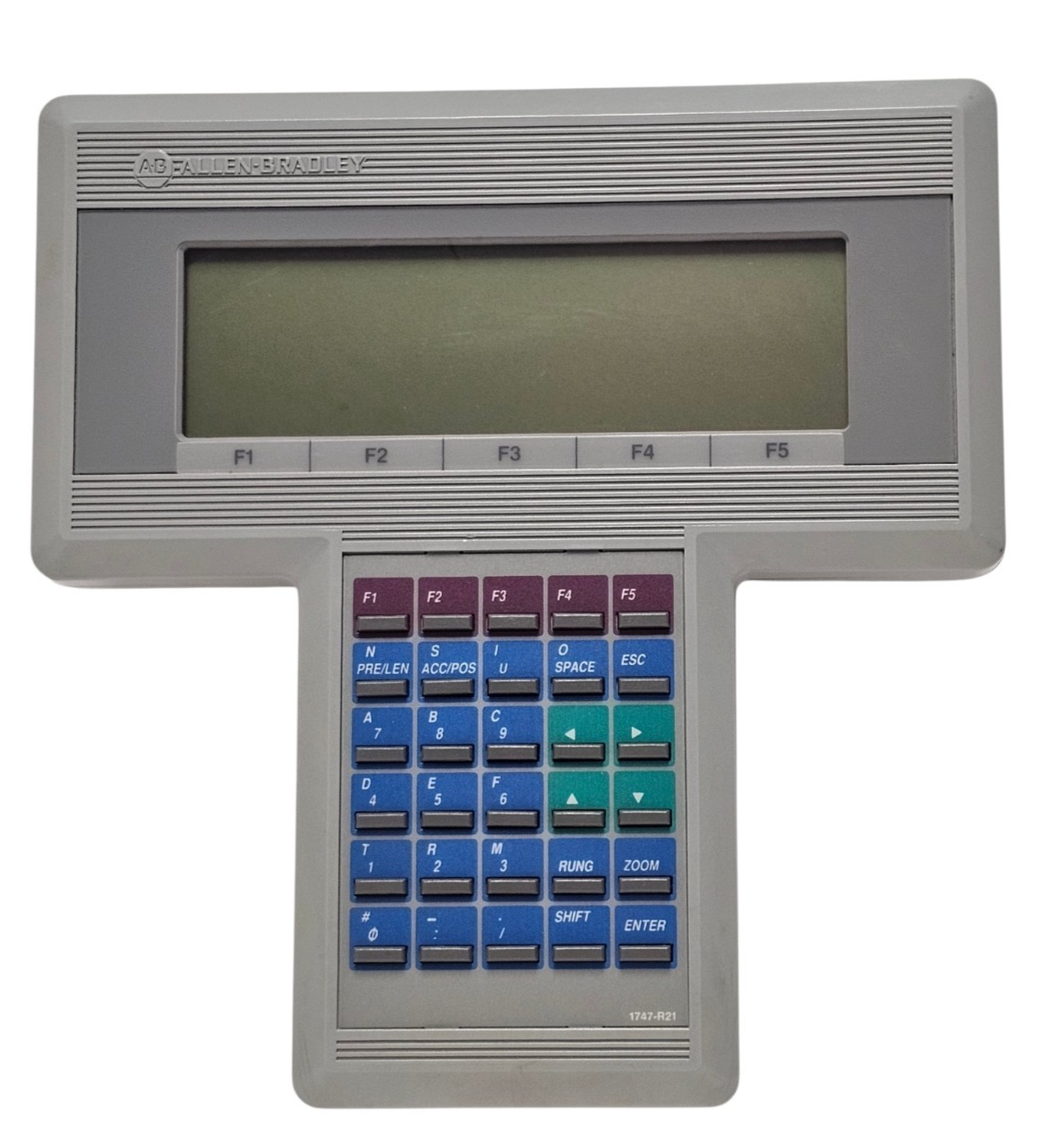 Used ALLEN BRADLEY 1747-PT1 SLC 500 PROGRAMMER 1747PT1 SER. T 24VDC