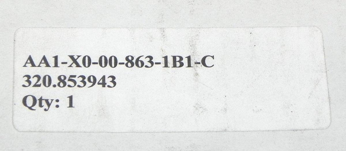 Used NIB CARLING TECHNOLOGIES AA1-X0-00-863-1B1-C TRIP AMPS 1.06, 320.853943