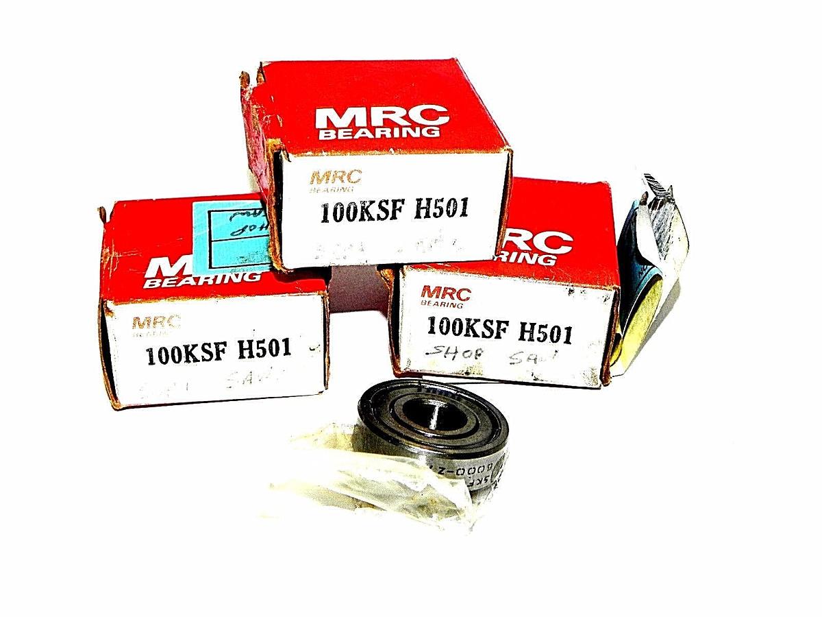 Used LOT OF 3 NIB 100KSF H501 BEARINGS 100KSFH501