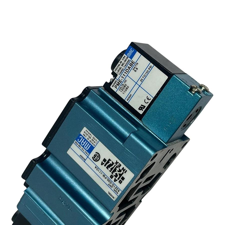 Mac 6321D-000-PM-111DA Solenoid Operated Pneumatic Valve PM-111DA 120VAC